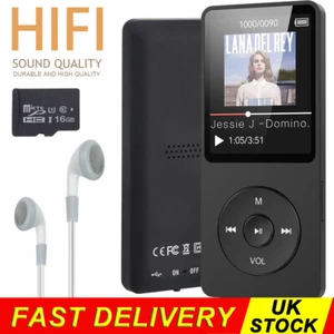 16GB MP3 Player with Bluetooth, Lossless Music Player with FM Radio Voice - Picture 1 of 13