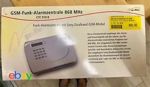 PROFITEC CTC918B Funk Alarmanlage mit GSM Modul 868 MHZ, NEU, OVP - Bild 1 von 1