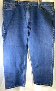 Levi's 550 Jeans Mens 50 x 29 Denim 5 Pocket Blue Adult Medium Wash Cotton Zip - Picture 1 of 10