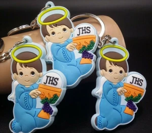 12First Communion Favors Boys Keychains,Primera Comunion Llaveros,Gift,Recuerdos - Picture 1 of 12