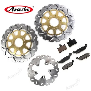 Front Rear Brake Rotor + Brake Pads for Suzuki GSF BANDIT 650 2005 2006 GSF650 - Bild 1 von 13
