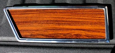 1976 1977 Pontiac Grand Prix LEFT Rear Seat Interior Quarter Panel Woodgrain - Image 1 of 4