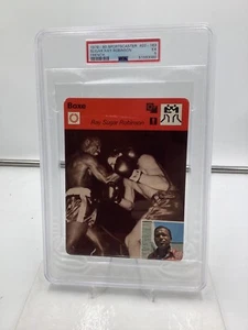 1976-80 Sportcaster French #07-163 Sugar Ray Robinson PSA 5 - Picture 1 of 2