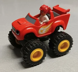 2014 Viacom Mattel Blaze And The Monster Machines Blaze With AJ Die Cast Truck - Imagen 1 de 11