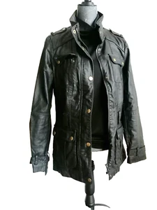 Esprit Damen Jacke Gr 40 Schwarz Anthrazit schön ohne Gürtel Modetrend Herbst 25 - Bild 1 von 12