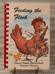 KINGSPORT TN 1999 Colonial Heights Baptist Church Cookbook Feeding The Flock - Picture 1 of 5