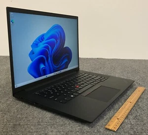 Lenovo ThinkPad P1 Gen 5 2K 16" Laptop i7-12700H 32GB RAM 1TB NVMe - Picture 1 of 7