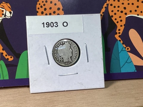 1903 O BARBER DIME STRONG REVERSE FREE SHIPPING Cover