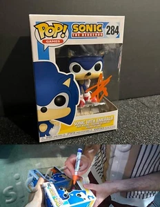 Ben Schwartz Signed Sonic The Hedgehog Funko Pop w Exact Video Proof (#284 Auto) - Picture 1 of 14