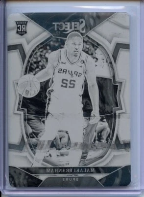 Panini Select Malaki Branhamm 1/1 Rookie Printing Plate - Image 1 of 2