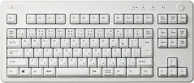 REALFORCE R3 R3HC23 Super White Bluetooth 5.0 JP Layout 91 Keys Keyboard NEW - Image 1 of 4