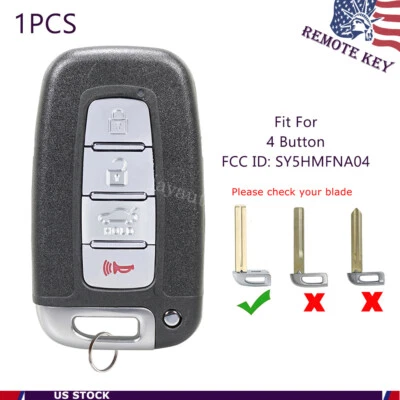 Llavero de coche remoto inteligente para Hyundai Genesis 2009 2010 2011 2012 2013 2014 sedán Foto 1 de 4