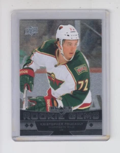 12/13 UD Black Diamond Minnesota Wild Kristopher Foucault Rookie Gems RC #192 - Bild 1 von 2