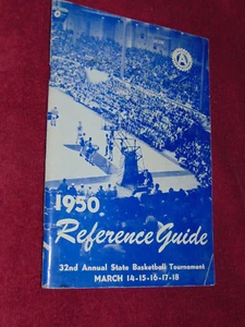 ORIGINAL 1950 OREGON HIGH SCHOOL STATE BASKETBALL TOURNAMENT REFERENCE GUIDE - Picture 1 of 12