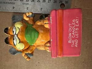 Garfield Ceramic Figure blowout The Candles And Let's Eat united feature - Picture 1 of 6