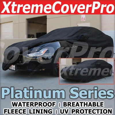 2019 2020 2021 2022 Maserati Ghibli cubierta de coche impermeable con bolsillo espejo - negro Foto 1 de 4