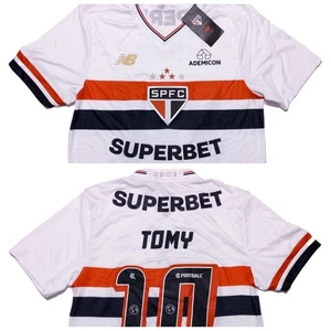 NEW BALANCE Sao Paulo FC SPFC Brazil Soccer Football Jersey Men's Small S~ New - Picture 1 of 12