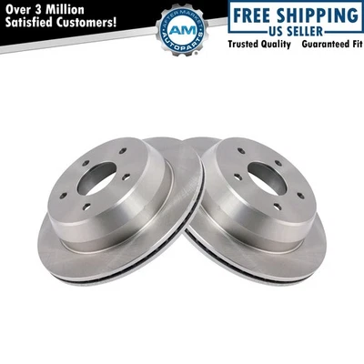 Conjunto de rotores de freio traseiro para 1998-2005 Chevrolet Blazer 1998-2001 GMC Jimmy - Imagem 1 de 3