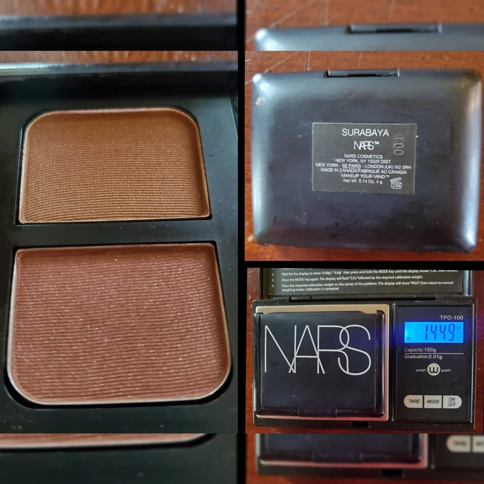 NARS NEW 'Surabaya' Eye Shadow Duo .14oz/4g 'Brown Sugar/Chestnut' - Imagem 1 de 4