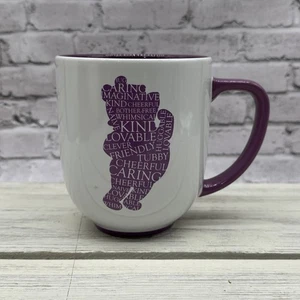 Tazza da caffè collage parola Winnie The Pooh viola/bianco Disney Parks - Foto 1 di 4