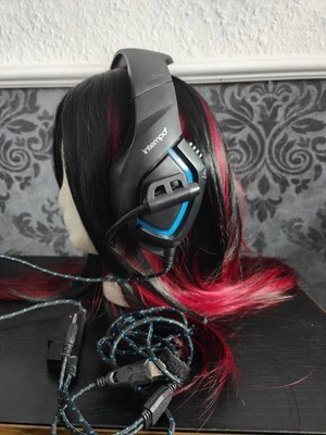 Intempo Gaming Headphones Kabelgebunden + Bedienelement & Beleuchtung *LESEN* - Bild 1 von 4