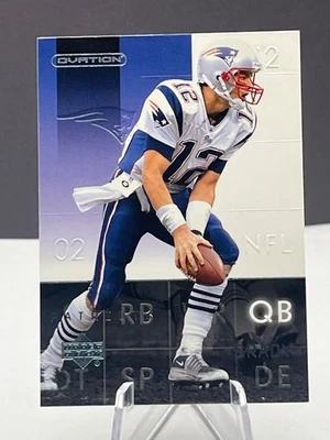 Tom Brady 2002 Upper Deck Ovation Card # 51 - Imagem 1 de 4