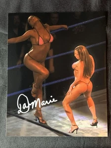 Foto sexy autografiada por Dawn Marie ECW 8x10 - Imagen 1 de 3