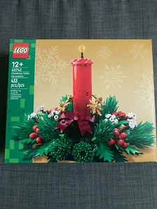LEGO Decoración de Mesa de Navidad con Centro de Mesa de Vela 40743 - TOTALMENTE NUEVO - Imagen 1 de 3