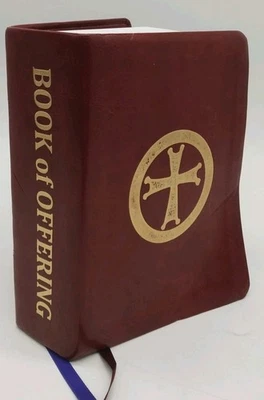 Book of Offering - 2012 Syriac Maronite Catholic Church- Red Leather One Volume Foto 1 de 4