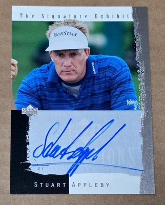2003 Upper Deck Renditions Stuart Appleby The Signature Exhibit Auto Autograph - Image 1 of 2