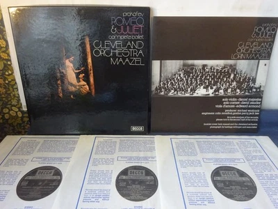 PROKOFIEV: ROMEO & JULIET 3LP BOX, Cleveland Orchestra, Maazel, DECCA SXL 6620-2 - Image 1 of 4