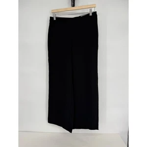 Chicos Black Wide Leg Pull On Pants Comfort Stretch Womens Sz 0P US Sz 4P - Picture 1 of 15
