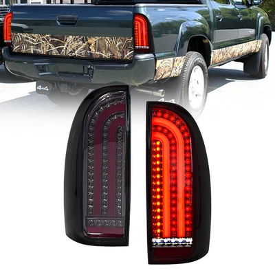 Luces traseras LED ahumadas luces intermitentes para Toyota Tacoma 2005-2015 Foto 1 de 4