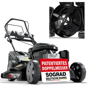 Benzin Rasenmäher mit Antrieb 53 cm Schnittbreite 6,5PS Elektrostart ONBEST XCut - Bild 1 von 11