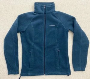 columbia fleece jacket womens small Blue Full Zip 1 - Picture 1 of 7