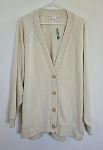 Cárdigan GAP para hombre tejido marfil con botones talla XXL NUEVO - Imagen 1 de 11