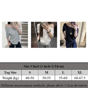 Stylish Womens Off Shoulder T Shirt for Summer 2025 with Short Sleeves - Picture 1 of 20