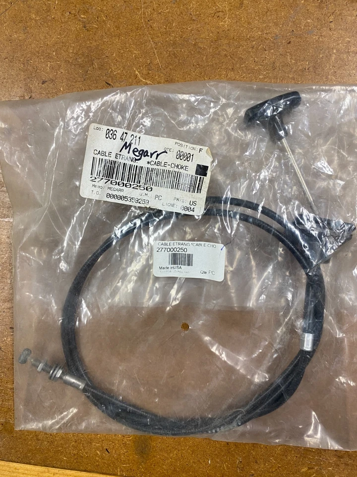 НОВЫЙ ИЗ СТАРЫХ ЗАПАСОВ ОРИГИНАЛЬНЫЙ ДРОССЕЛЬНЫЙ КАБЕЛЬ SEA-DOO 1994 XP 1995 GTX SPX ДЕТАЛЬ NO 277000250 - Изображение 1 из 1