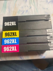 4 Stück 962XL Tintenpatronen für HP Officejet Pro 9010 9015 9016 9018 9019 9020 6/28 - Bild 1 von 2