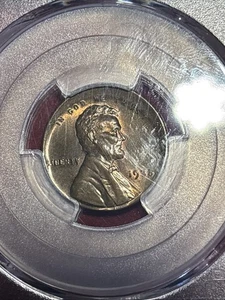 1935 lincoln cent mint error Pcgs Ms64 Bn Broad Struck - Picture 1 of 12