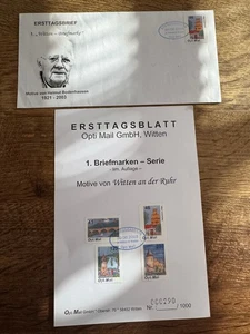 K-40) Opti Mail GmbH, Witten Ersttagsblatt limitiert und Ersttagsbrief FDC 2003 - Bild 1 von 1