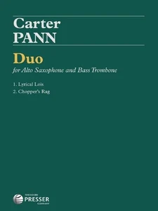 Duo alto saxophone and bass trombone performance material Pann, Carter - Picture 1 of 1