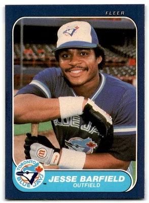 1986 Fleer Jesse Barfield Toronto Blue Jays #52 - Image 1 of 2