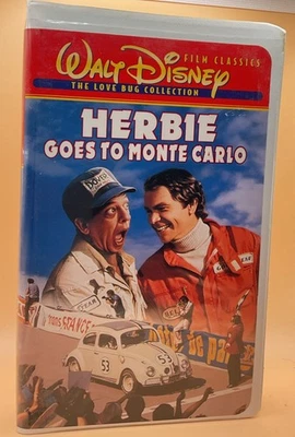 Herbie Goes to Monte Carlo VHS Disney Clamshell **Buy 2 Get 1 Free** - Image 1 of 3