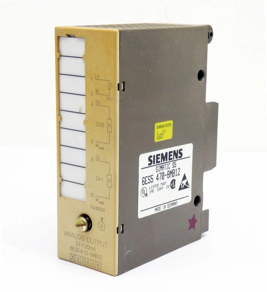 Siemens Simatic  6ES5470-8MB12 Analog Output 6ES5 470-8MB12 Analogausgabe S5  - Bild 1 von 1