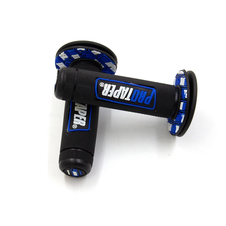 Empuñaduras universales de 7/8" (22 mm) para motocicletas - YZ KX CRF KTM - azules Foto 1 de 4
