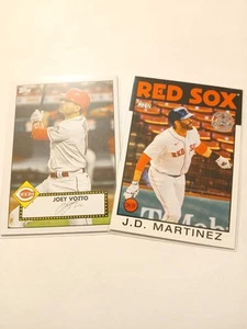 Joey Votto, and J.D. Martinez 2 Card Lot! - Picture 1 of 5