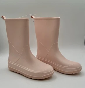 Cat & Jack Andy Rubber Rain Boots Blush Pink Girls 3 New with Tags - Picture 1 of 8