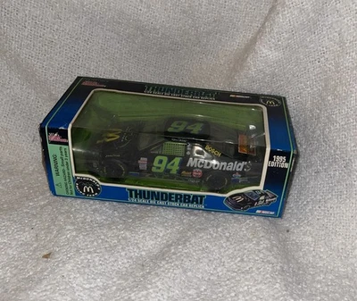 ГОНОЧНЫЕ ЧЕМПИОНЫ 1995 ИЗДАНИЕ BILL ELLIOTT THUNDERBAT MCDONALDS МАСШТАБ 1/24 новый - Изображение 1 из 3