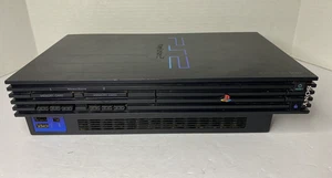 Sony PlayStation 2 Ps2 FAT nur Konsole - Schwarz (SCPH-30001) - getestet/funktioniert - Bild 1 von 7